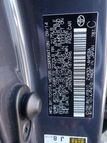 Foto 10 de la subasta – 2015 TOYOTA PRIUS con VIN JTDKN3DU2F1877696