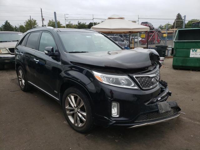 KIA SORENTO SX 2014 with VIN 5XYKWDA73EG490932 - Photo from auction