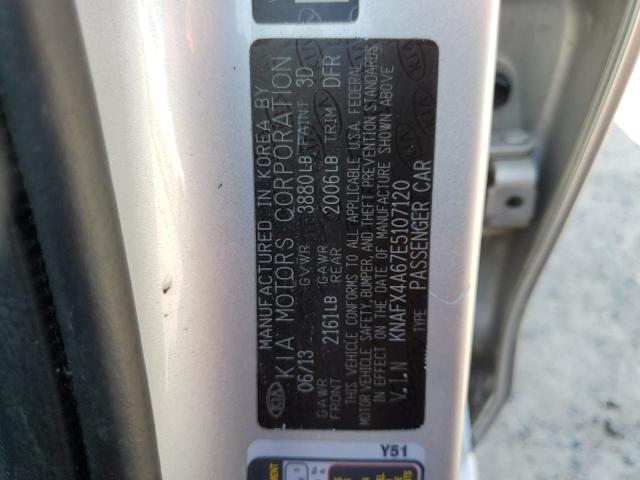 Foto 10 de la subasta – 2014 KIA FORTE LX con VIN KNAFX4A67E5107120