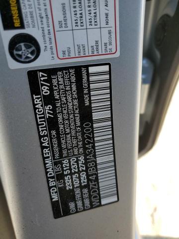 Photo 10 from auction – 2018 MERCEDES-BENZ E 300 with VIN WDDZF4JB8JA342200