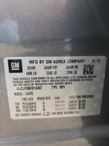 Photo 10 from auction – 2015 BUICK ENCORE CON with VIN KL4CJFSB0FB134607