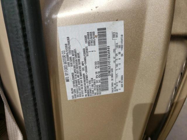 Photo 10 from auction – 2001 FORD WINDSTAR L with VIN 2FMZA51451BA34949
