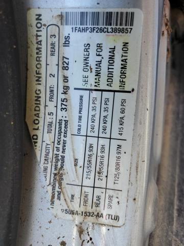 Photo 10 from auction – 2012 FORD FOCUS SE with VIN 1FAHP3F26CL389857