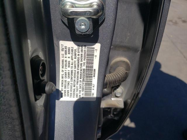 Photo 10 from auction – 2017 HONDA CIVIC EX with VIN 19XFC1F39HE022039