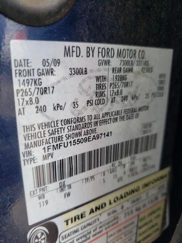 Photo 10 from auction – 2009 FORD EXPEDITION with VIN 1FMFU15509EA97141