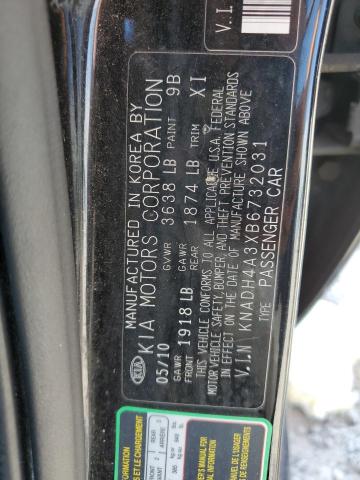 Photo 10 from auction – 2011 KIA RIO with VIN KNADH4A3XB6732031