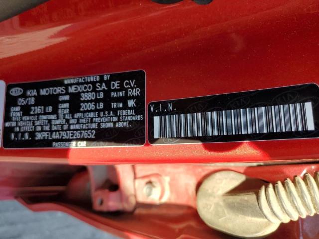 Photo 10 from auction – 2018 KIA FORTE LX with VIN 3KPFL4A79JE267652