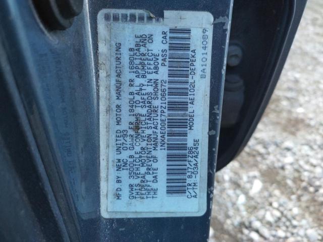 Photo 10 from auction – 1993 TOYOTA COROLLA LE with VIN 1NXAE00E7PZ106672