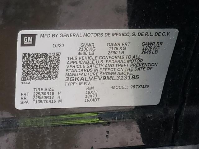 Photo 10 from auction – 2021 GMC TERRAIN SL with VIN 3GKALVEV9ML313185