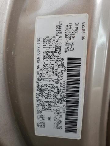 Photo 10 from auction – 2002 TOYOTA SIENNA CE with VIN 4T3ZF19C02U460556