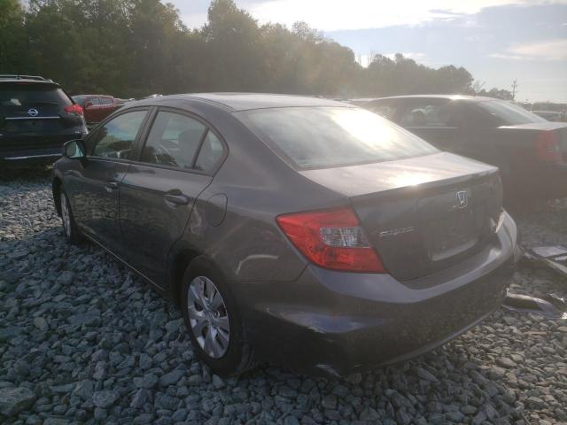 Photo 3 from auction – 2012 HONDA CIVIC LX with VIN 2HGFB2F53CH566917