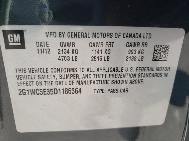 Photo 10 from auction – 2013 CHEVROLET IMPALA LTZ with VIN 2G1WC5E35D1186364