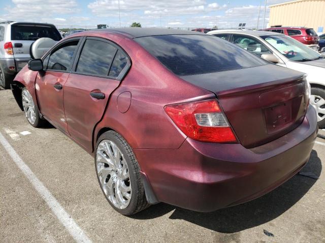 Photo 3 from auction – 2012 HONDA CIVIC LX with VIN 2HGFB2F58CH527210