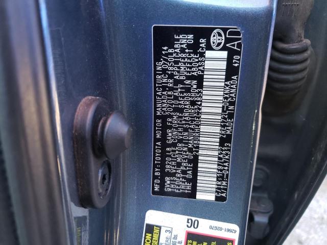 Zdjęcie 10 z aukcji – 2014 TOYOTA COROLLA L z VIN 2T1BURHE0EC224853