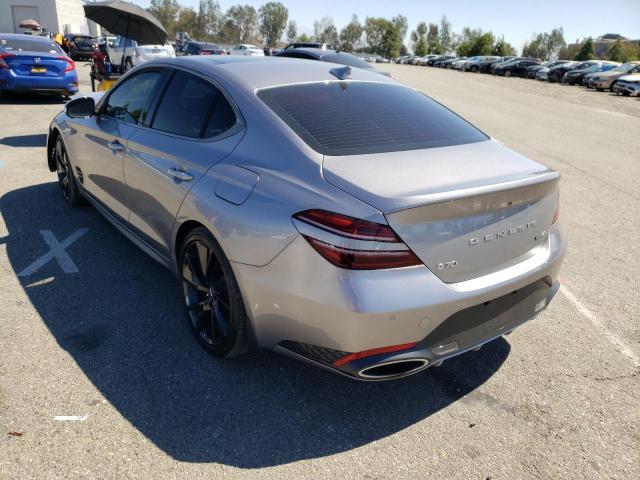 Photo 3 from auction – 2022 GENESIS G70 BASE with VIN KMTG54TE9NU096999