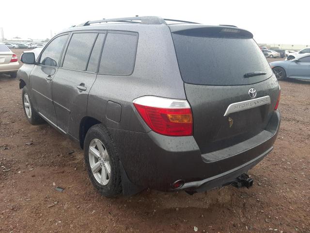 Photo 3 from auction – 2010 TOYOTA HIGHLANDER with VIN 5TDZK3EH6AS002321