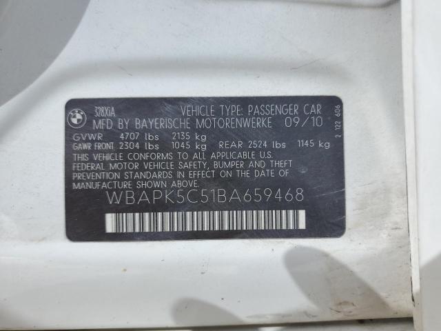 Photo 10 from auction – 2011 BMW 328 XI SUL with VIN WBAPK5C51BA659468