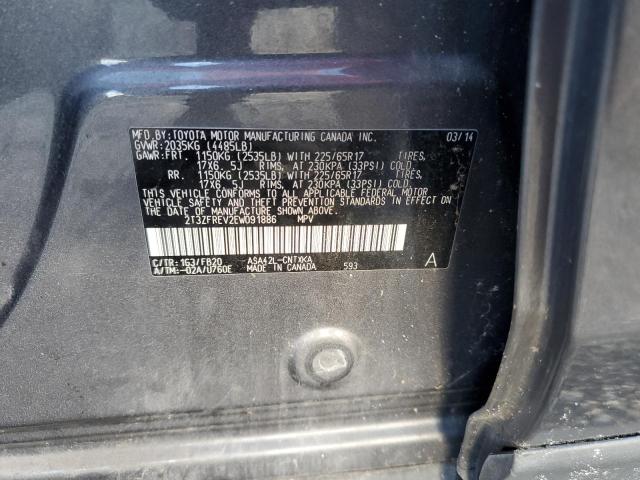 Photo 10 from auction – 2014 TOYOTA RAV4 LE with VIN 2T3ZFREV2EW091886
