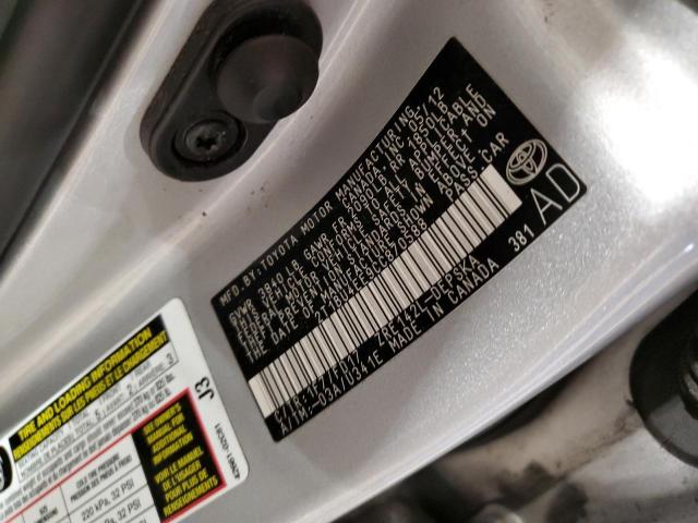 Photo 10 from auction – 2012 TOYOTA COROLLA BA with VIN 2T1BU4EE9CC870588