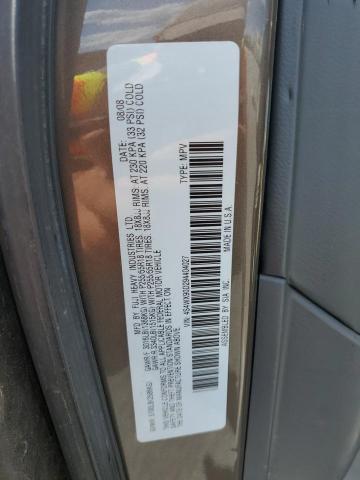 Photo 10 from auction – 2009 SUBARU TRIBECA LI with VIN 4S4WX90D294404027