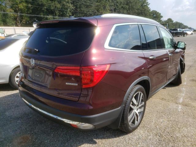 Photo 4 from auction – 2016 HONDA PILOT TOUR with VIN 5FNYF5H91GB058762