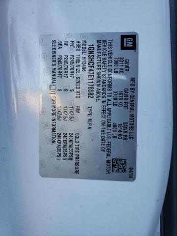 Zdjęcie 10 z aukcji – 2014 CHEVROLET EXPRESS G1 z VIN 1GNSHCF47E1176582