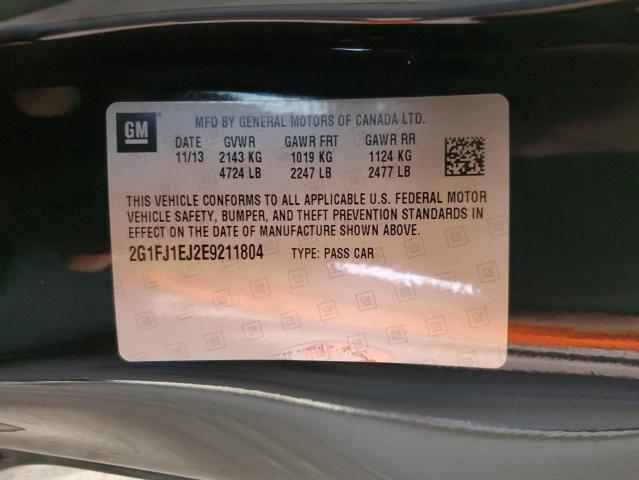 Photo 10 from auction – 2014 CHEVROLET CAMARO SS with VIN 2G1FJ1EJ2E9211804