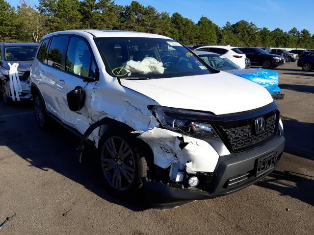 HONDA PASSPORT E 2021 with VIN 5FNYF8H57MB037456 - Photo from auction