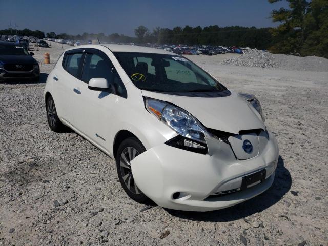 NISSAN LEAF S 2015 with VIN 1N4AZ0CP5FC329485 - Photo from auction