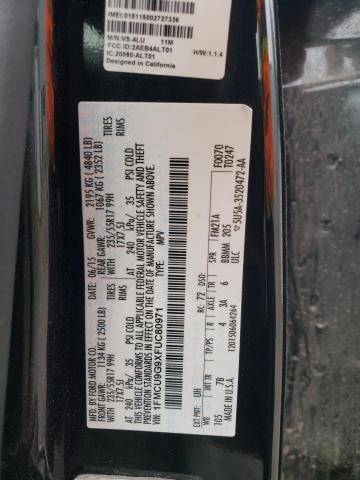 Photo 10 from auction – 2015 FORD ESCAPE SE with VIN 1FMCU9G9XFUC80971