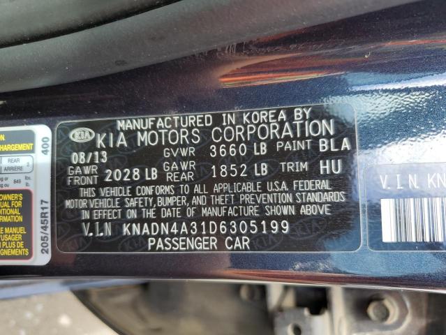 Photo 10 from auction – 2013 KIA RIO EX with VIN KNADN4A31D6305199
