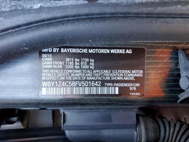 Photo 10 from auction – 2015 BMW I3 REX with VIN WBY1Z4C58FV501642
