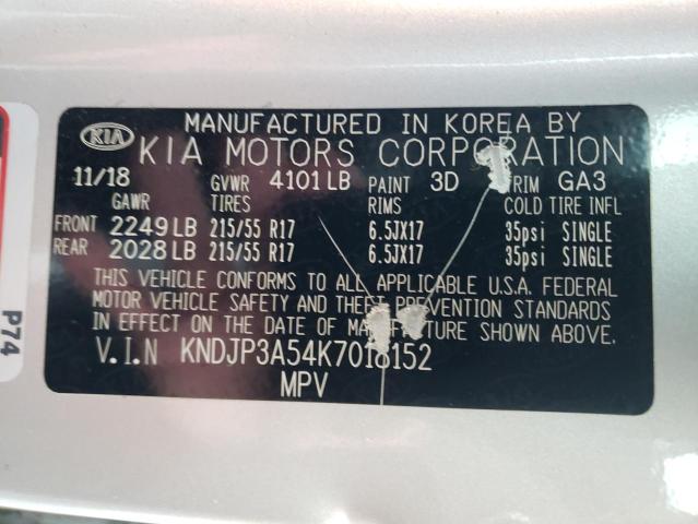 Photo 10 from auction – 2019 KIA SOUL + with VIN KNDJP3A54K7018152