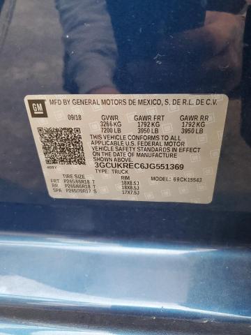 Photo 10 from auction – 2018 CHEVROLET SILVERADO with VIN 3GCUKREC6JG551369