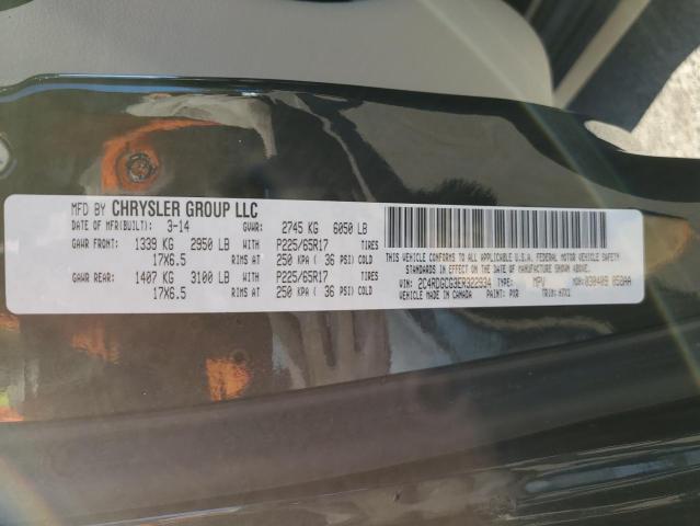 Photo 10 from auction – 2014 DODGE GRAND CARA with VIN 2C4RDGCG3ER322934