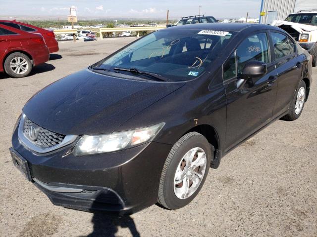 Photo 2 from auction – 2013 HONDA CIVIC LX with VIN 19XFB2F53DE002616