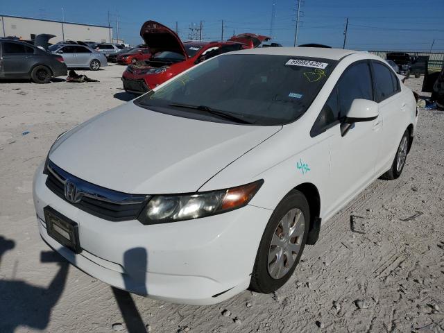 Photo 2 from auction – 2012 HONDA CIVIC LX with VIN 2HGFB2F57CH595983