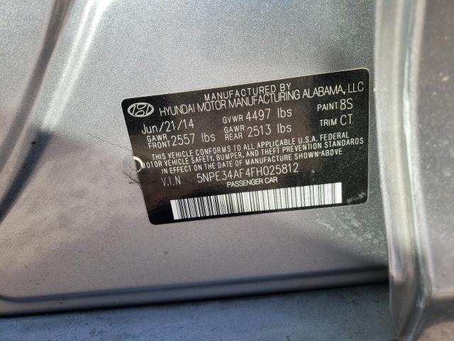 Photo 10 from auction – 2015 HYUNDAI SONATA SPO with VIN 5NPE34AF4FH025812