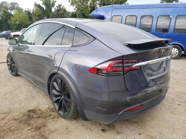 Photo 3 from auction – 2021 TESLA MODEL X with VIN 5YJXCBE23MF311618
