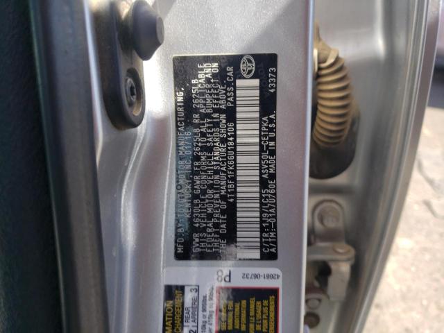 Photo 10 from auction – 2016 TOYOTA CAMRY LE with VIN 4T1BF1FK6GU184106