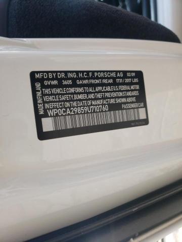 Photo 10 from auction – 2009 PORSCHE BOXSTER with VIN WP0CA29859U710760