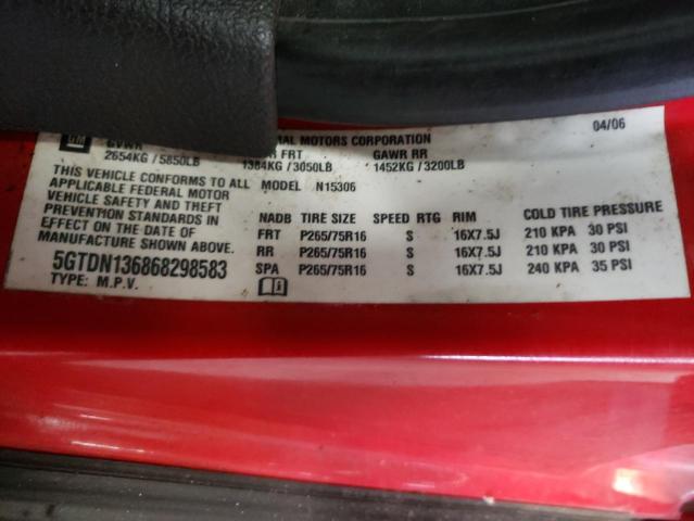 Photo 10 from auction – 2006 HUMMER H3 with VIN 5GTDN136868298583