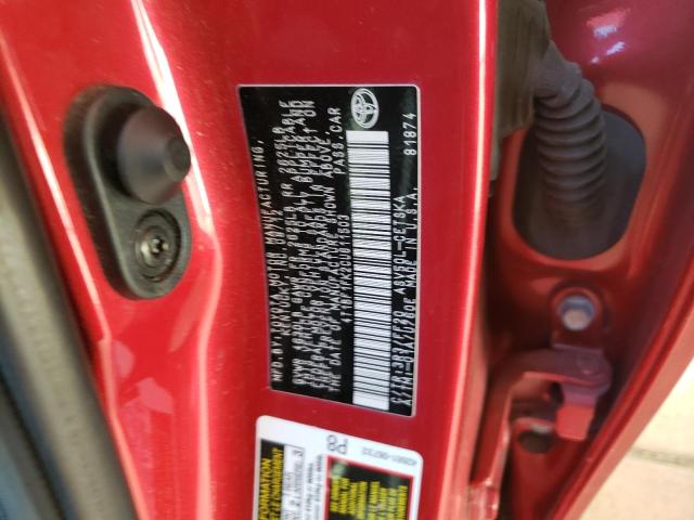 Photo 10 from auction – 2012 TOYOTA CAMRY BASE with VIN 4T1BF1FK2CU611503