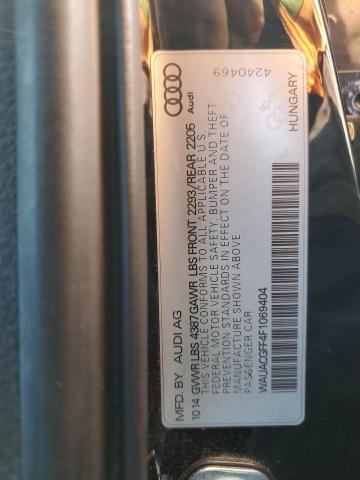 Photo 10 from auction – 2015 AUDI A3 PREMIUM with VIN WAUACGFF4F1069404