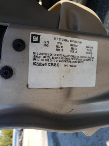 Photo 10 from auction – 2001 PONTIAC SUNFIRE SE with VIN 1G2JB524417364530