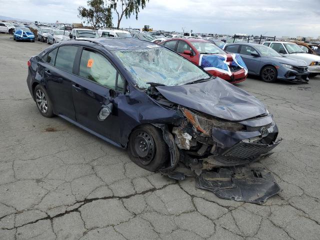 TOYOTA COROLLA LE 2021 with VIN JTDEPMAE8MJ168519 - Photo from auction