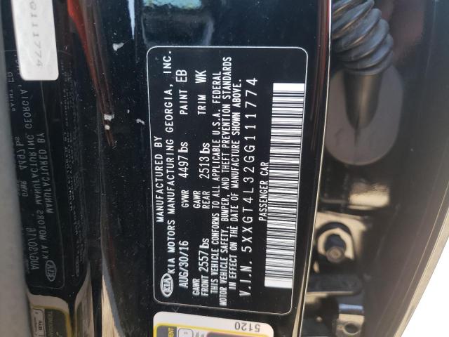 Photo 10 from auction – 2016 KIA OPTIMA LX with VIN 5XXGT4L32GG111774