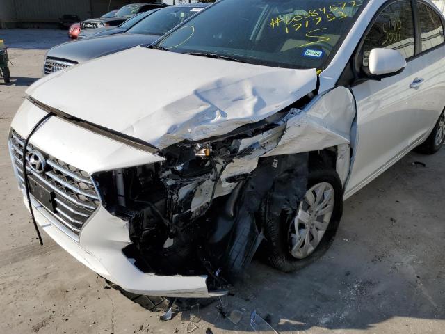 Photo 9 from auction – 2022 HYUNDAI ACCENT SE with VIN 3KPC24A62NE171753