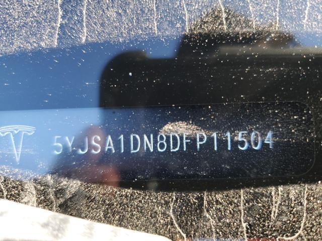 Photo 10 from auction – 2013 TESLA MODEL S with VIN 5YJSA1DN8DFP11504