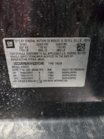 Photo 10 from auction – 2015 CHEVROLET SILVERADO with VIN 3GCUKREH0FG291246